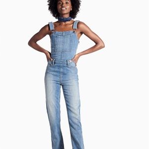 Lucky Brand Bridgette Fitted Denim Overalls